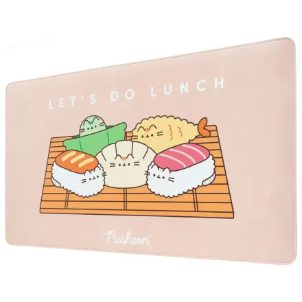 Pusheen Sushi Roll gaming desk mat product photo