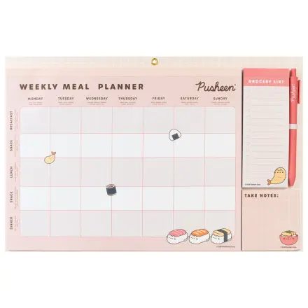 Pusheen Sushi Roll magnetic meal planner product photo