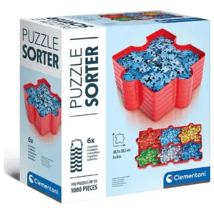 Puzzle Sorter Red 6-piece Clementoni product photo