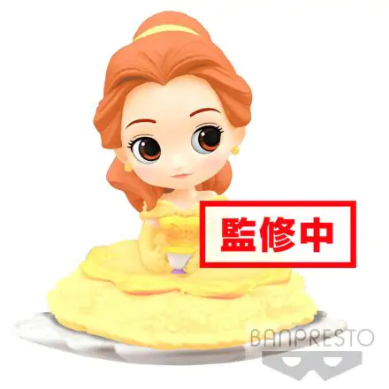 Q Posket Disney Beauty and the Beast Belle B figure 14cm product photo