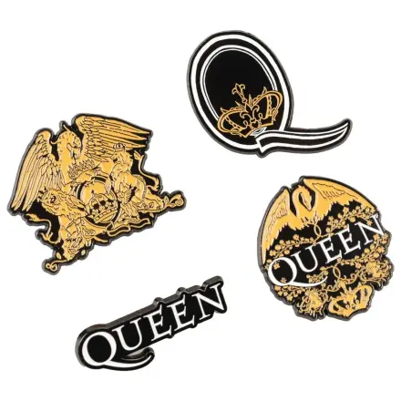 Queen set of 4 pins product photo
