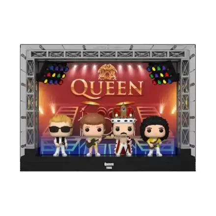 Queen Funko POP Moments Deluxe Vinyl Figures 4-Pack Wembley Stadium termékfotója