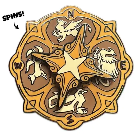 Quincy's Tavern Pin Badge Compass 5 cm product photo