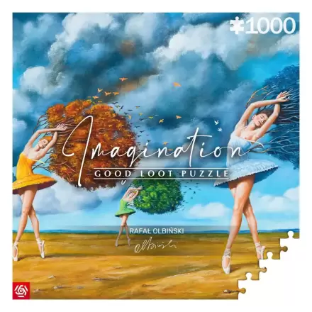 Rafal Olbinski Imagination Puzzle The Shape of Color Green (1000 pieces) termékfotója