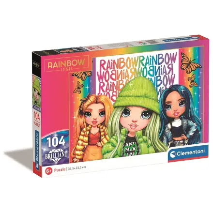 Rainbow High Butterfly 104-piece Brilliant Jigsaw Puzzle by Clementoni product photo