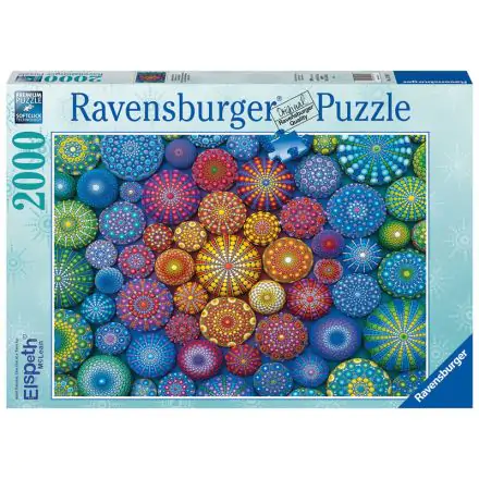 Rainbow mandala puzzle 2000pcs product photo