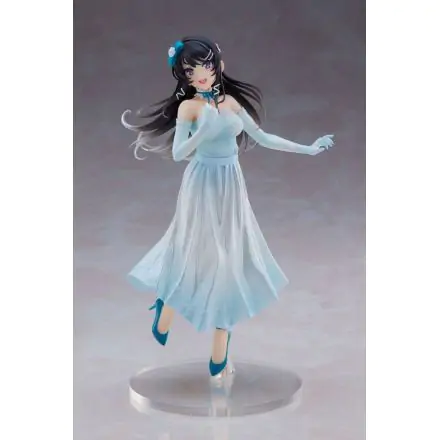 Rascal Does Not Dream of Bunny Girl Senpai Coreful PVC Statue Mai Sakurajima Party Dress Ver. 20 cm product photo