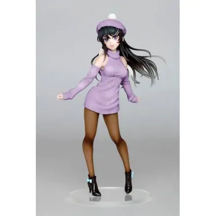 Rascal Does Not Dream of Bunny Girl Senpai Statue Mai Sakurajima Knit One-piece Ver. 23 cm termékfotója