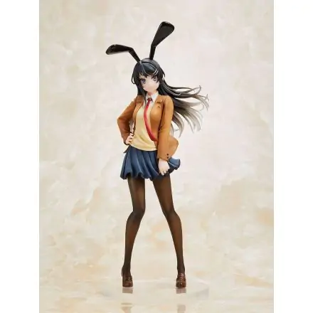 Rascal Does Not Dream of Bunny Girl Senpai Statue Mai Sakurajima Mai Uniform Bunny Ver. 23 cm product photo