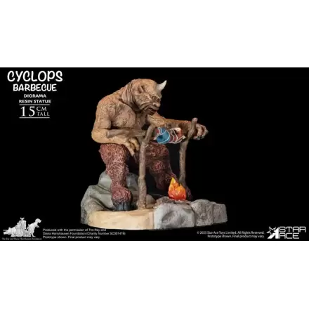 Ray Harryhausen Diorama 1/8 Cyclops Barbecue Scene 17 cm product photo