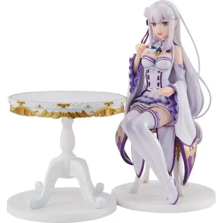 Re:ZERO -Starting Life in Another World- PVC Statue 1/7 Emilia Tea Party Ver. 20 cm product photo