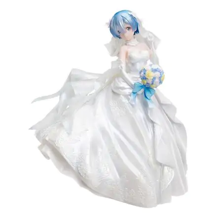 Re:ZERO -Starting Life in Another World- PVC Statue 1/7 Rem Wedding Dress Ver. 23 cm product photo