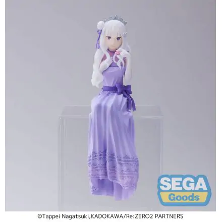 Re:Zero - Starting Life in Another World: Lost in Memories PM Perching PVC Statue Emilia (Dressed-Up Party) 14 cm product photo