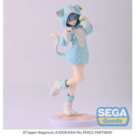 Re:Zero Starting Life in Another World Luminasta PVC Statue Rem Mofumofu Pack 21 cm product photo