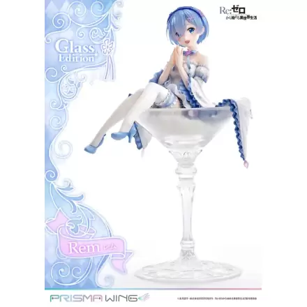 Re:Zero - Starting Life in Another World Prisma Wing PVC Statue 1/7 Rem Glass Edition 23 cm termékfotója