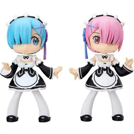 Re: Zero -Starting Life in Another World- Soft Vinyl Figures Yurumari Rem & Ram 14 cm product photo