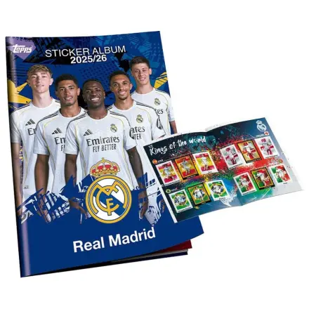 Real Madrid 2025/26 Sticker Collection Album Set product photo