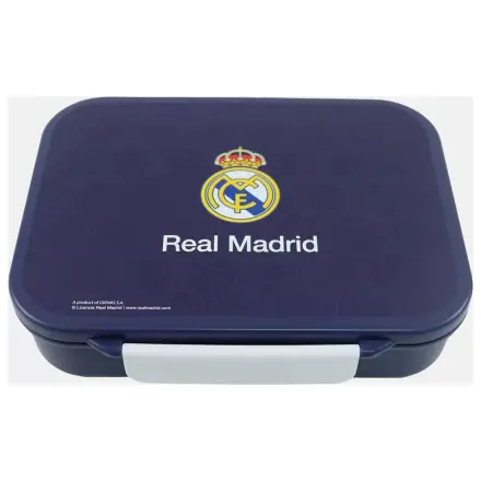 Real Madrid Blue Multi-Compartment Lunch Box, Sandwich Box product photo