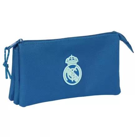 Real Madrid blue triple pencil case product photo