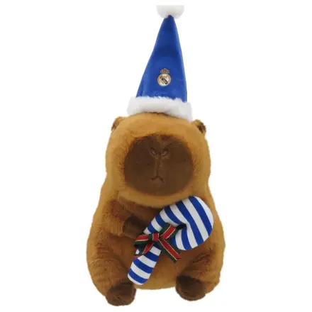 Real Madrid capibara teddy santa hat 35cm product photo