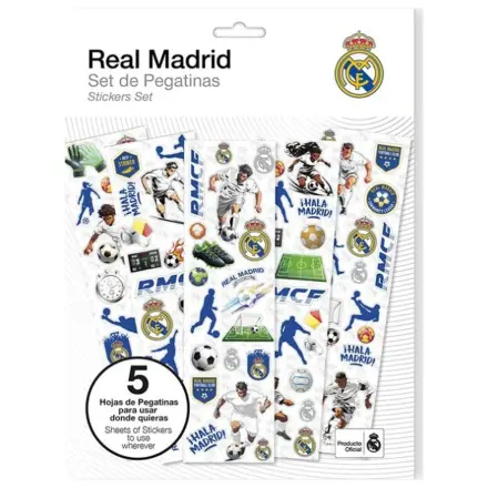 Real Madrid Emblem Sticker Set 5 Sheets product photo