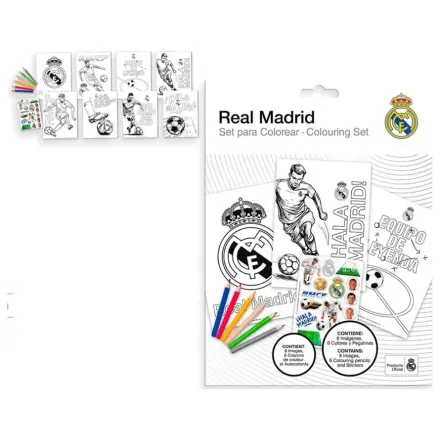 Real Madrid Hala Coloring Set with Stickers product photo