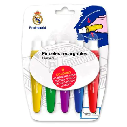 Real Madrid solid tempera paint in brush box product photo
