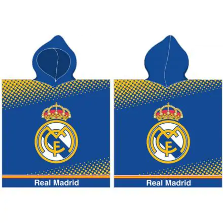 Real Madrid Hooded Towel Poncho 55*110cm product photo