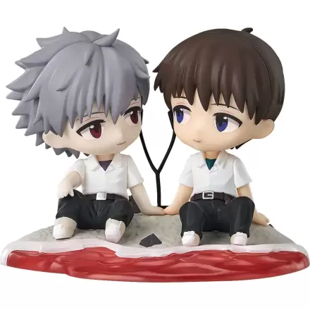 Rebuild of Evangelion Chibi Figure Shinji Ikari & Kaworu Nagisa 8 cm       product photo