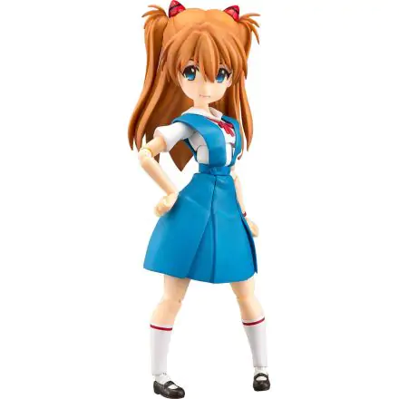Rebuild of Evangelion Parfom R! Action Figure Asuka Shikinami Langley School Uniform Ver. 14 cm product photo