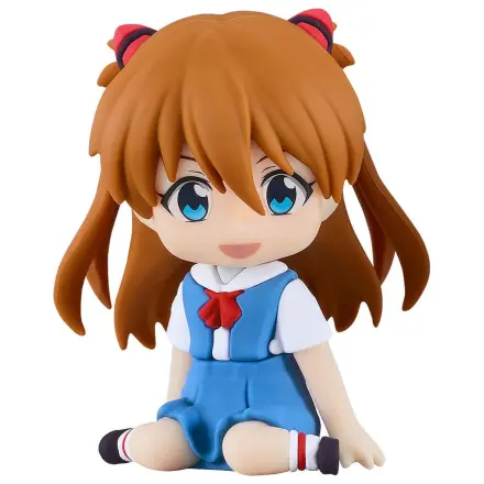 Rebuild of Evangelion Rubber Mascot Nendroid Plus Mini Figure Asuka Shikinami Langley 8 cm   product photo
