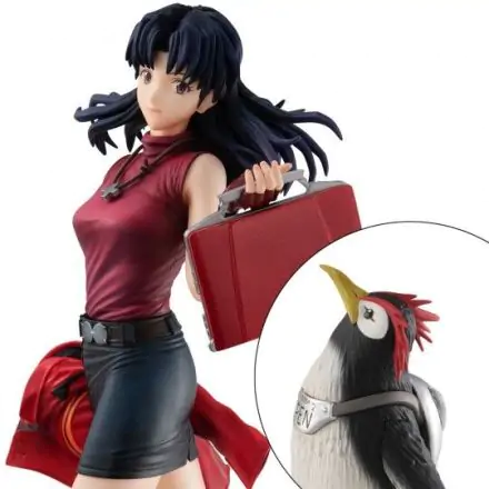 Rebuild of Evangelion Gals PVC Statue Misato Katsuragi & Pen Pen 25 cm product photo