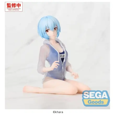 Rebuild of Evangelion Yumemirize PVC Figure Rei Ayanami School Swimsuit Ver. 13 cm product photo