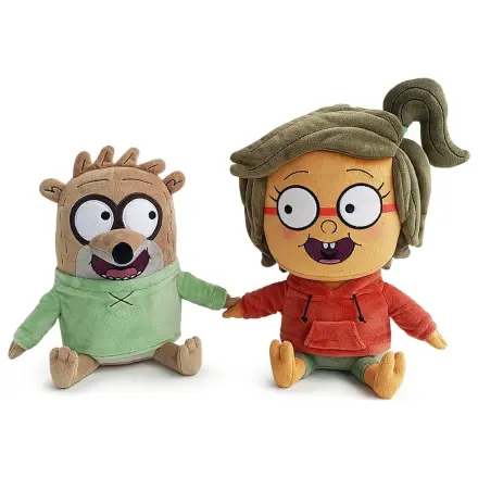 Regular Show Plush Figures 2-Pack Valentine´s Rigby & Eileen 22 cm          product photo