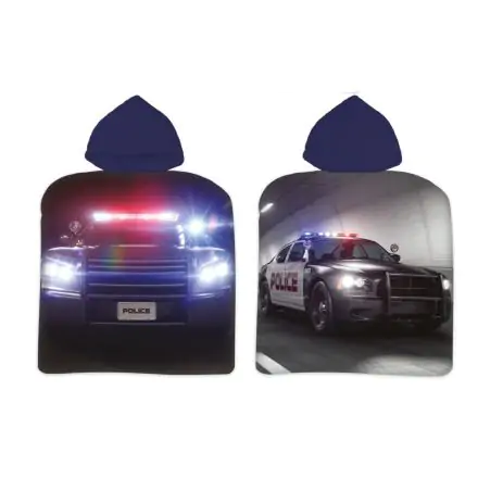 Police Car Beach Towel Poncho 50*100cm product photo