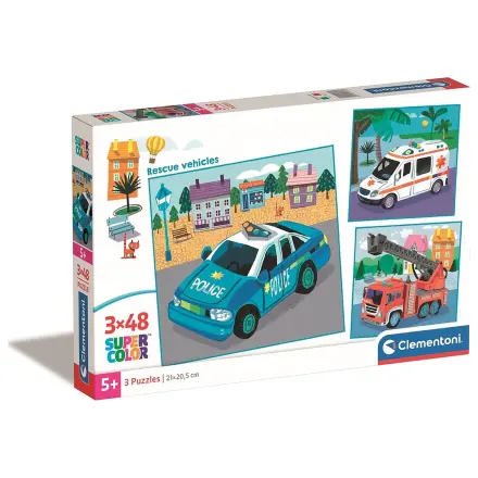 Rescue 3x48-piece puzzle product photo