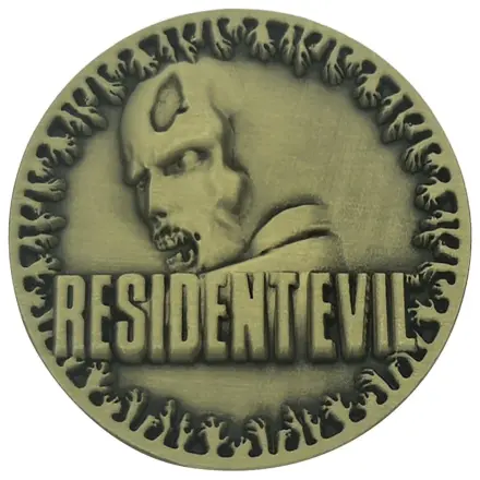 Resident Evil Collectable Coin 30th Anniversary Antique Brass product photo