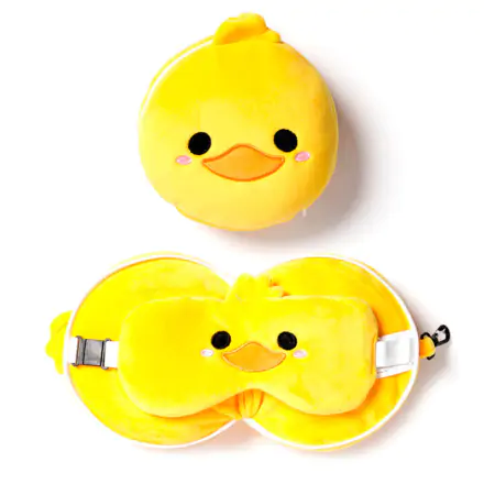 Relaxeazzz Adoramals Duck travel pillow and eye mask termékfotója