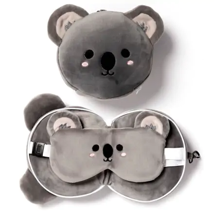 Relaxeazzz Adoramals Koala travel pillow and eye mask product photo