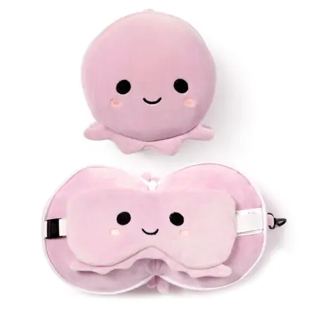 Relaxeazzz Adoramals Octopus travel pillow and eye mask product photo