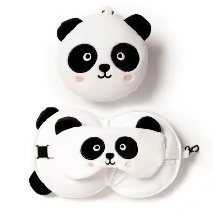 Relaxeazzz Adoramals Panda Bear travel pillow and eye mask termékfotója