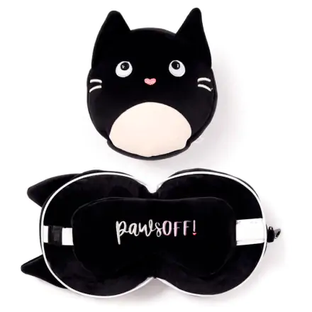 Relaxeazzz Fine feline cat travel pillow and eye mask termékfotója