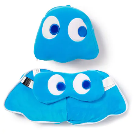 Relaxeazzz Pac-Man travel pillow and eye mask product photo
