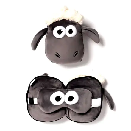 Relaxeazzz The Sheep Shaun travel pillow and eye mask termékfotója