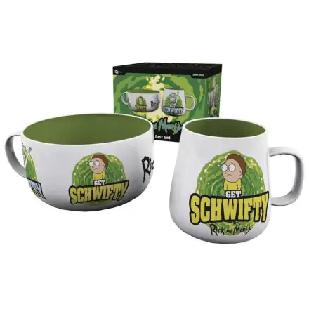 Rich and Morty Get Schwifty breakfast set product photo