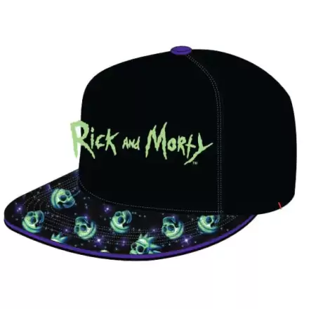 Rick & Morty Curved Bill Cap Neon Logo termékfotója