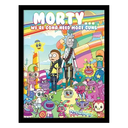 Rick and Morty Collector Print Framed Poster Cuteness Overload product photo