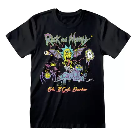 Rick and Morty T-Shirt Oh It Gets Darker termékfotója