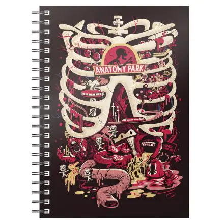 Rick & Morty Notebook Anatomy Park product photo