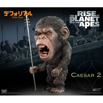Rise of the Planet of the Apes Deform Real Series Soft Vinyl Statue Caesar Spear Ver. 15 cm product photo